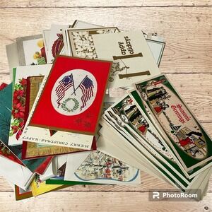Christmas Cards Money Holders Vtg  Lot 46  Religious Holidays Seasons Greetings